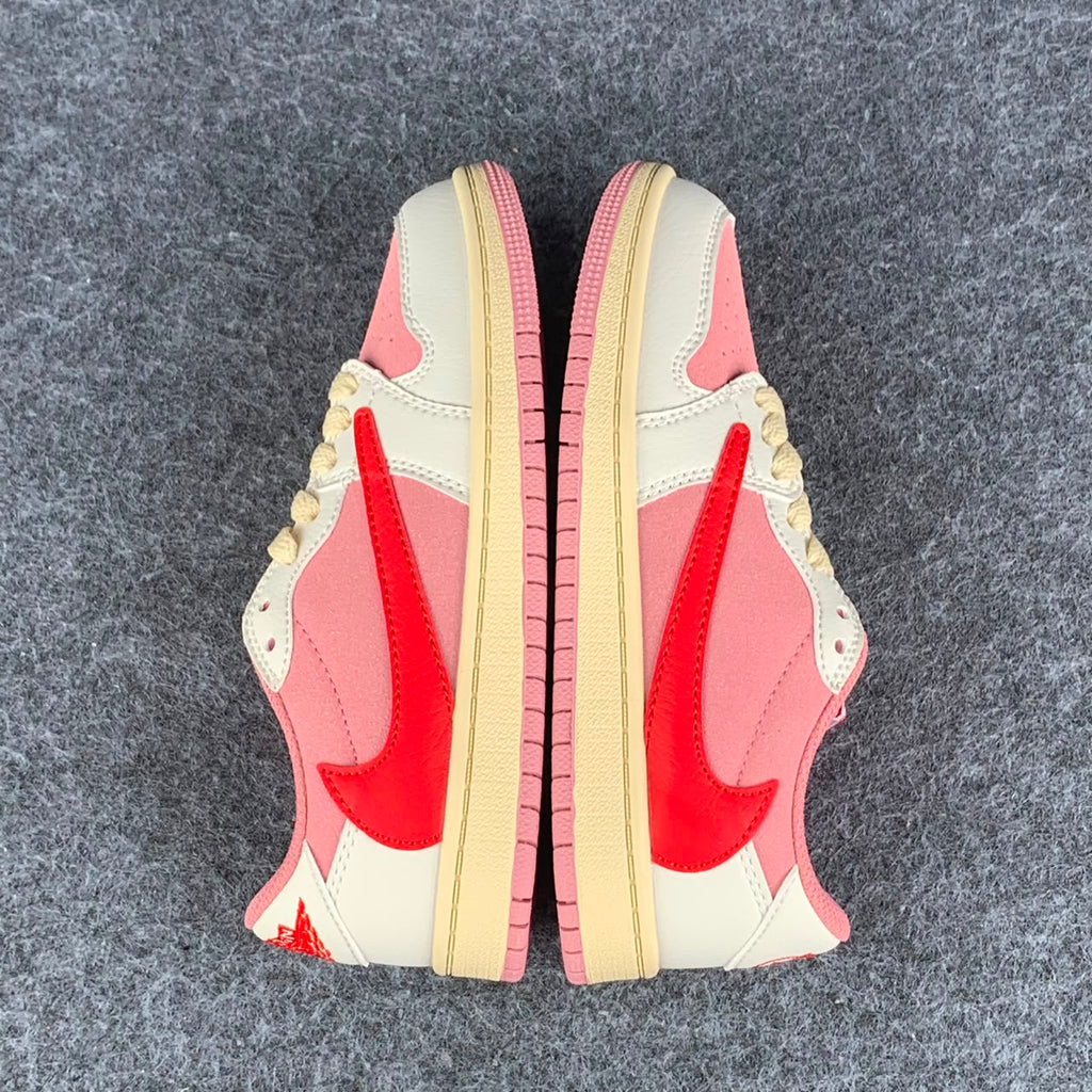 Travis Scott x Air Jordan 1 Retro Low OG PS 'Sail Tropical Pink'