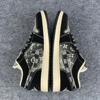 Custom Air Jordan 1 Low 'Noir Loom'
