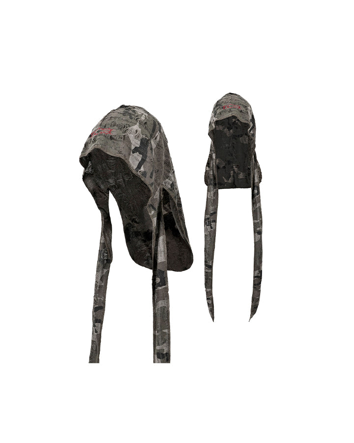 Camouflage Long-Tail Head Scarf