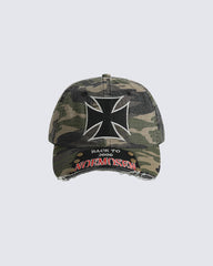 New Vintage Cross Stud Baseball Cap