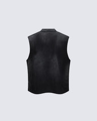 KIIKIO - New Wasteland Washed Sleeveless Vest