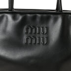 Soft Calf Softy Large Beau Top Handle Bag Black