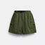 Coach Outlet Nylon Utility Short In Recycled Nylon