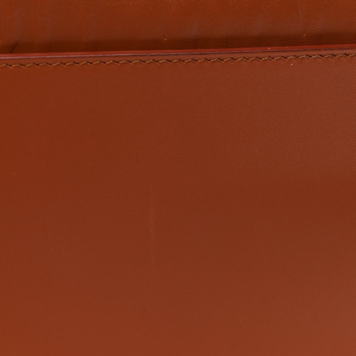 Box Calfskin Medium Bobby Flap Dark Tan