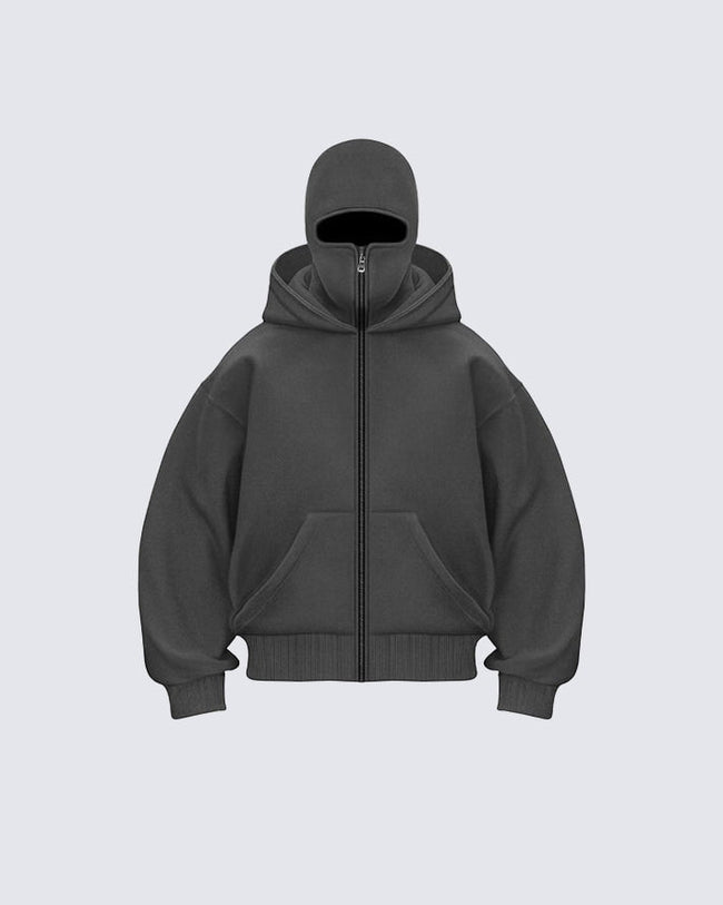 KIIKIO Balaclava Integrated Hoodie Hover Image
