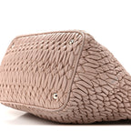 Nappa Matelasse Swarovski Crystal Tote Cammeo