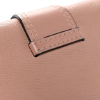 Goatskin Madras Soft Calfskin Crystal Pearl Embellished Shoulder Bag Orchidea