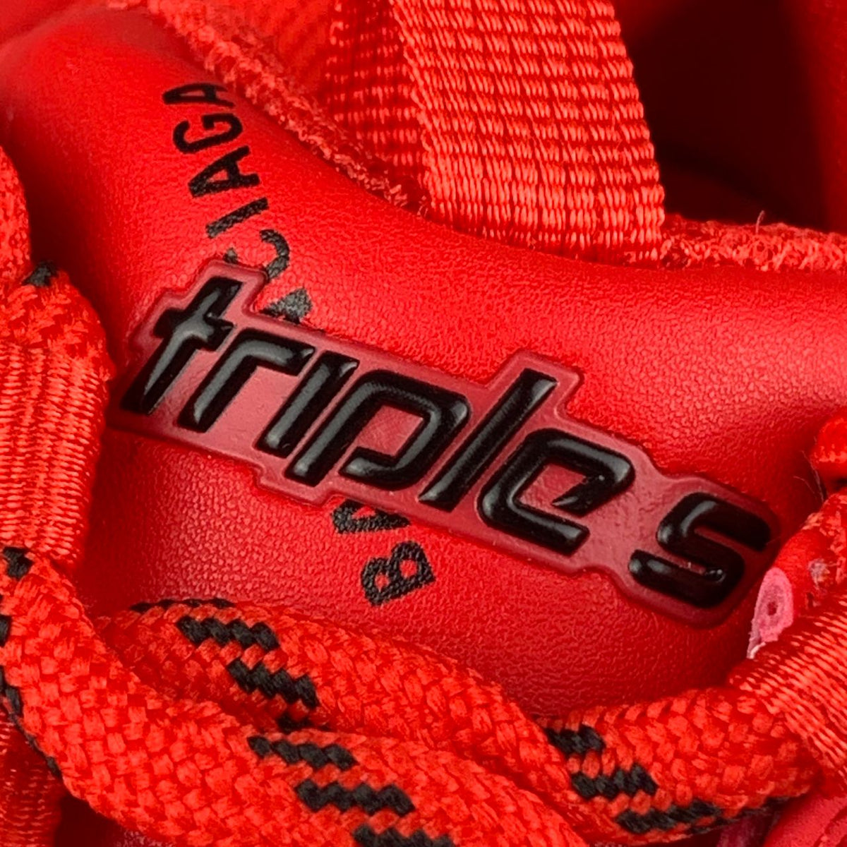 Balenciaga Triple S 'Allover Logo - Red'
