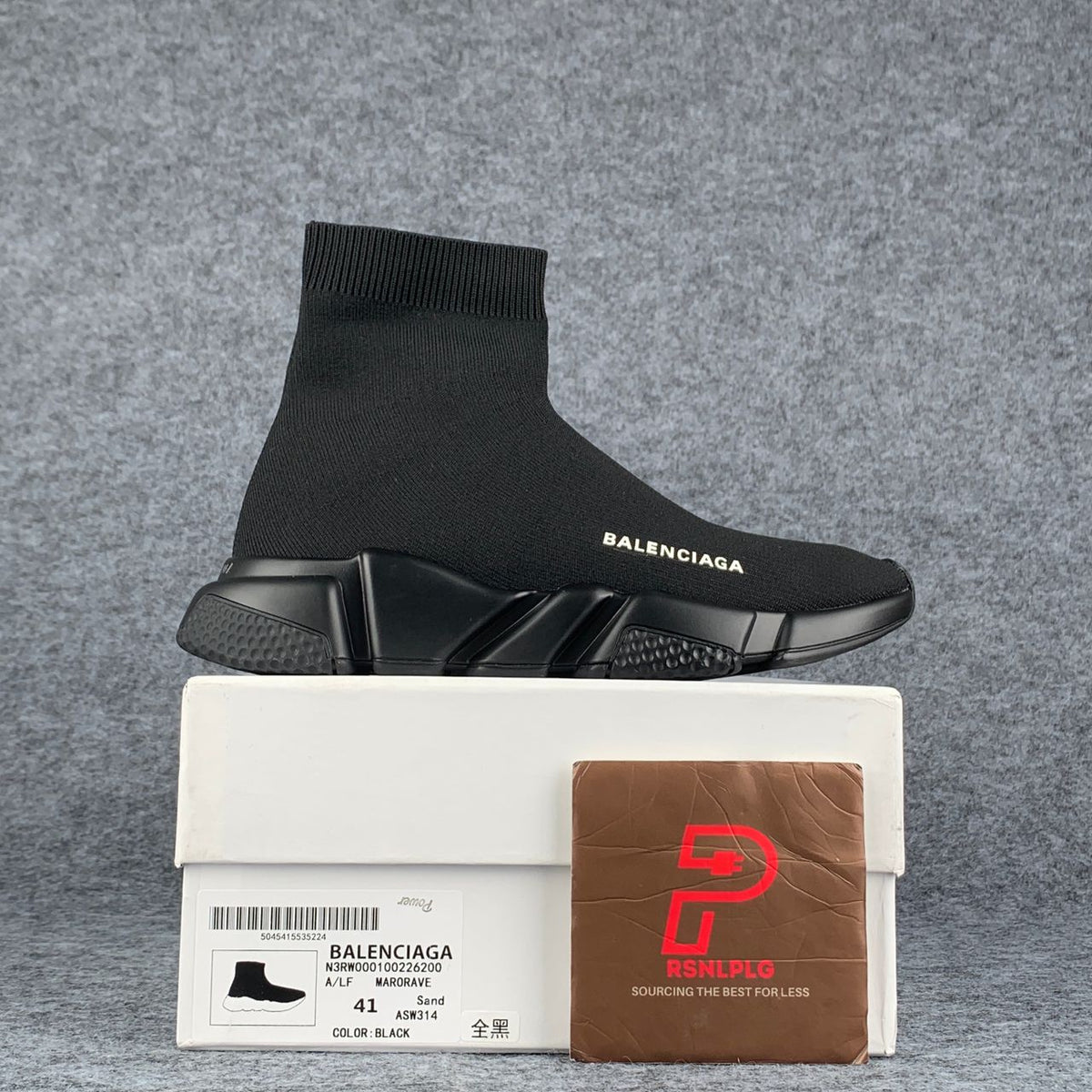Balenciaga Speed Recycled Sneaker 'Black'
