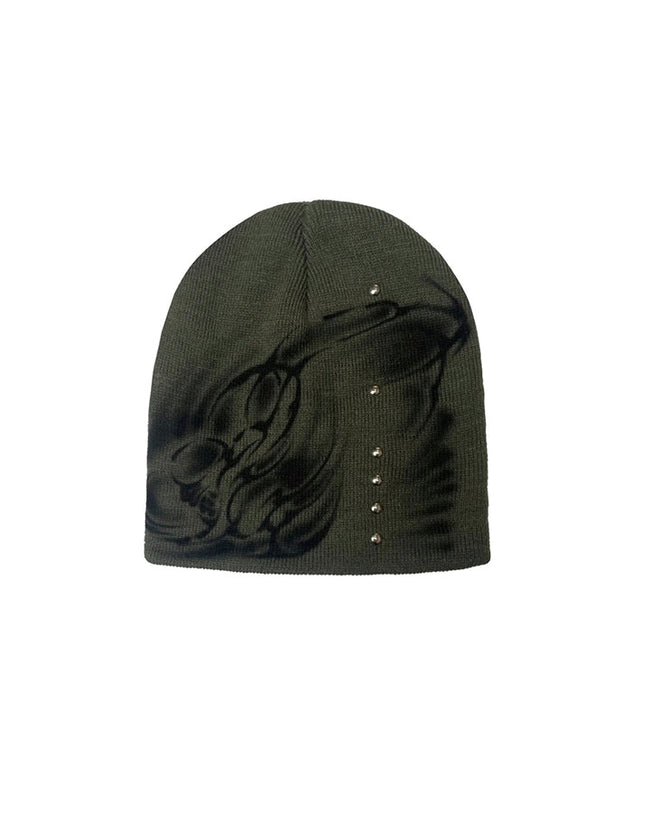 Studded Gradient Beanie Hat Main Image