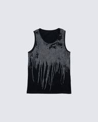 New American Street Ink Elastic Tank Top