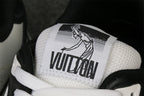 LV Trainer Low 'Velcro Strap - Black Monogram Denim'