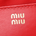 Nappa Matelasse Regular Arcadie Top Handle Bag Rosso