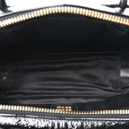 Naplak Patent Small Beau Top Handle Bag Black