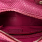 Snakeskin Medium Lady Dior Pink