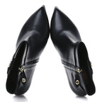 Calfskin LV Roxy Platform Ankle Boots 41 Black