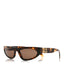 Acetate Glimpse Cat Eye Sunglasses SMU 07Z Tortoise