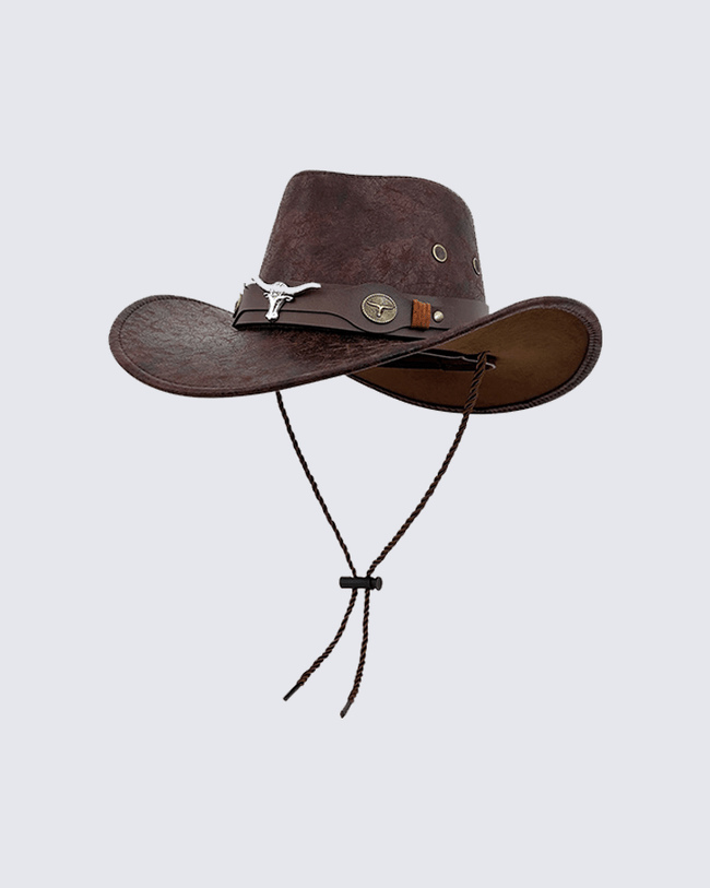 Classic Bull Emblem Cowboy Hover Image