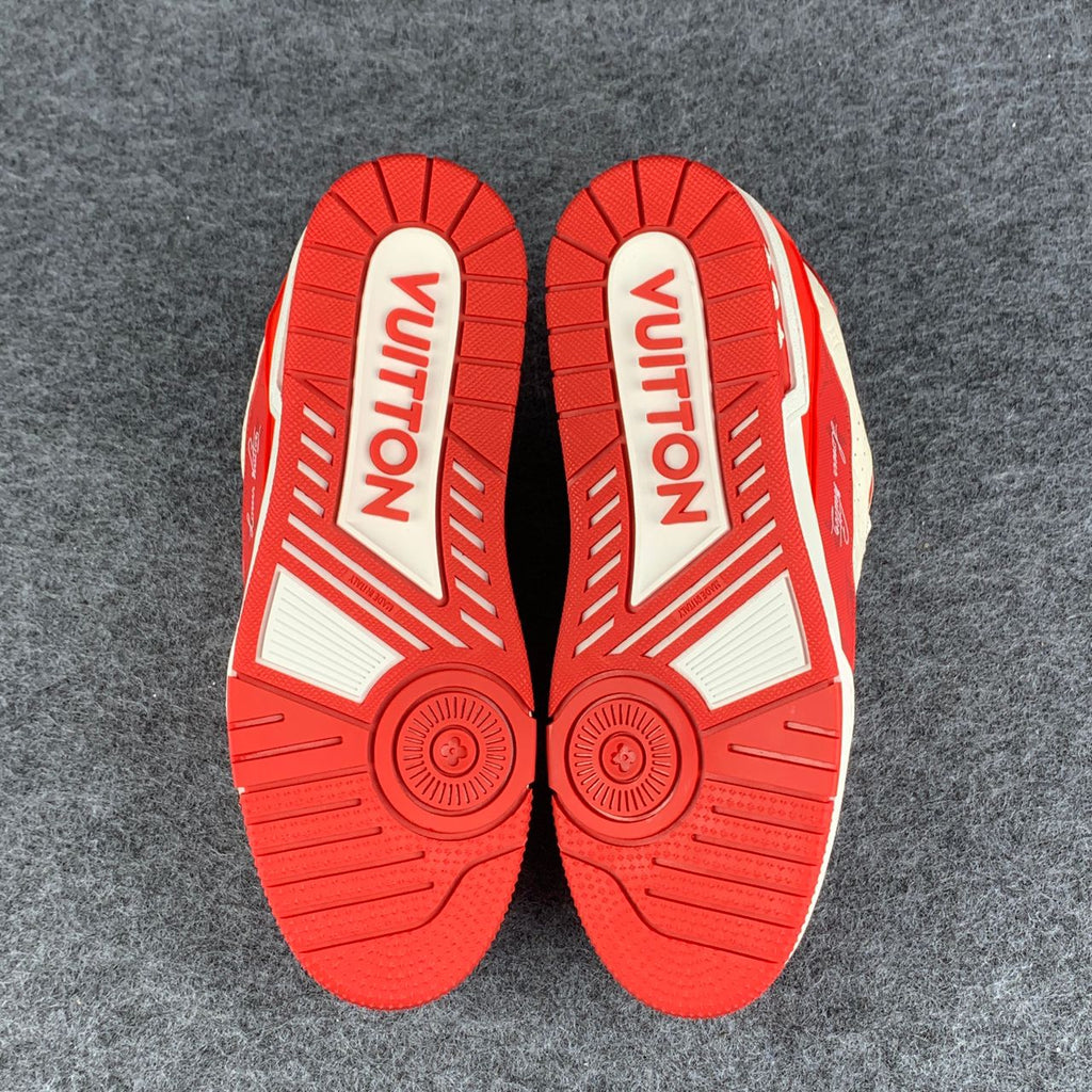 LV Trainer Low '#54 Signature 'Red White'