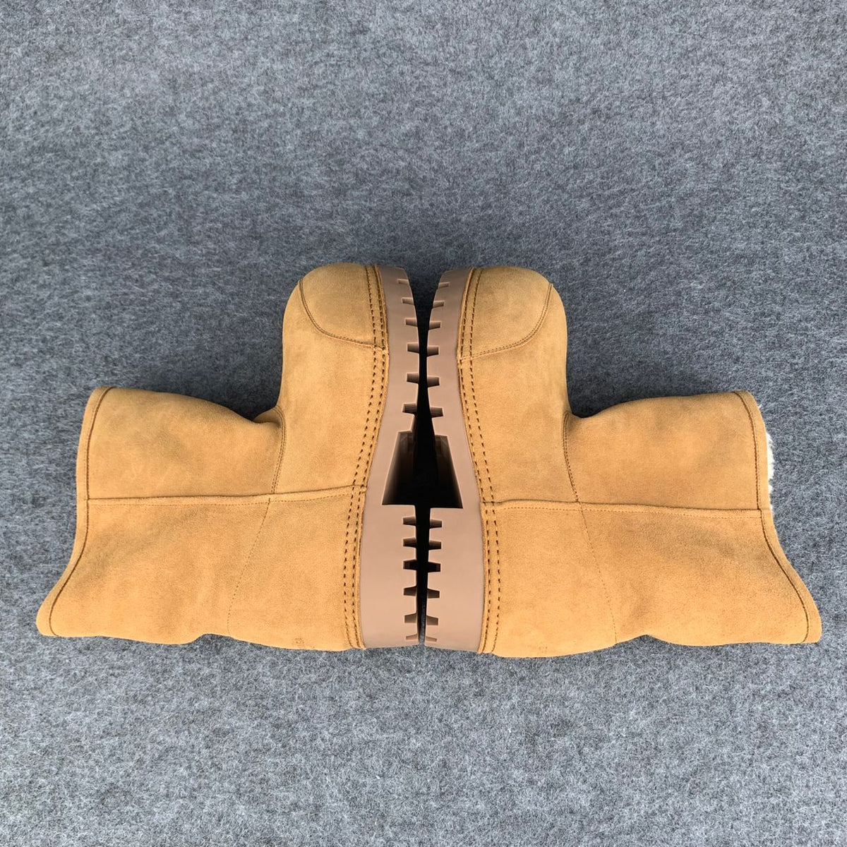 Balenciaga Alaska Fur Low Boot 'Brown'