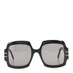 Acetate Diorsignature S1U Square Sunglasses Black