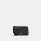 Coach Outlet Double Zip Wallet In Signature Canvas