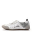 Metallic Grained Calfskin Womens LV Sneakerina 38 Silver