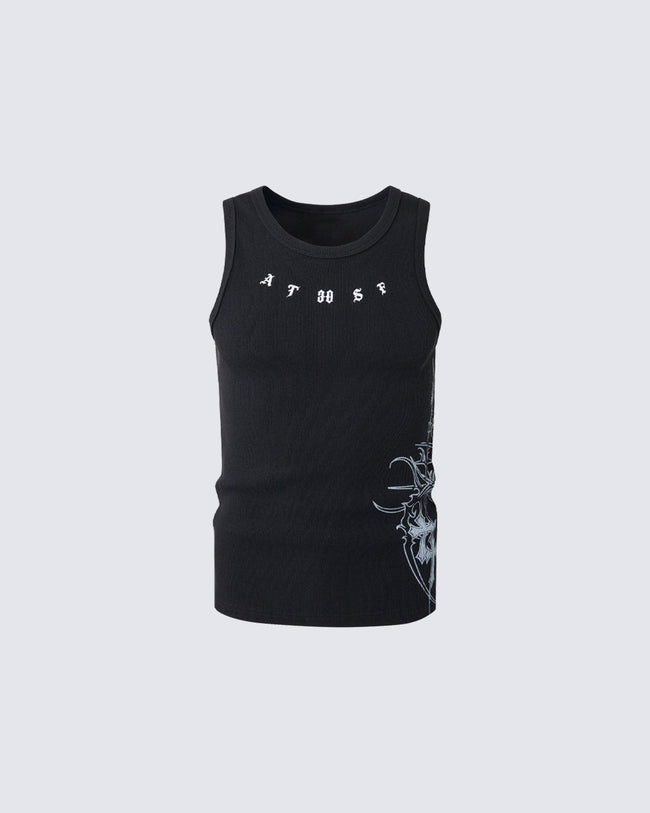 American Street Printed Tank Top New Hover Image