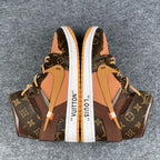 Custom Air Jordan 1 High 'Monogram Flux'