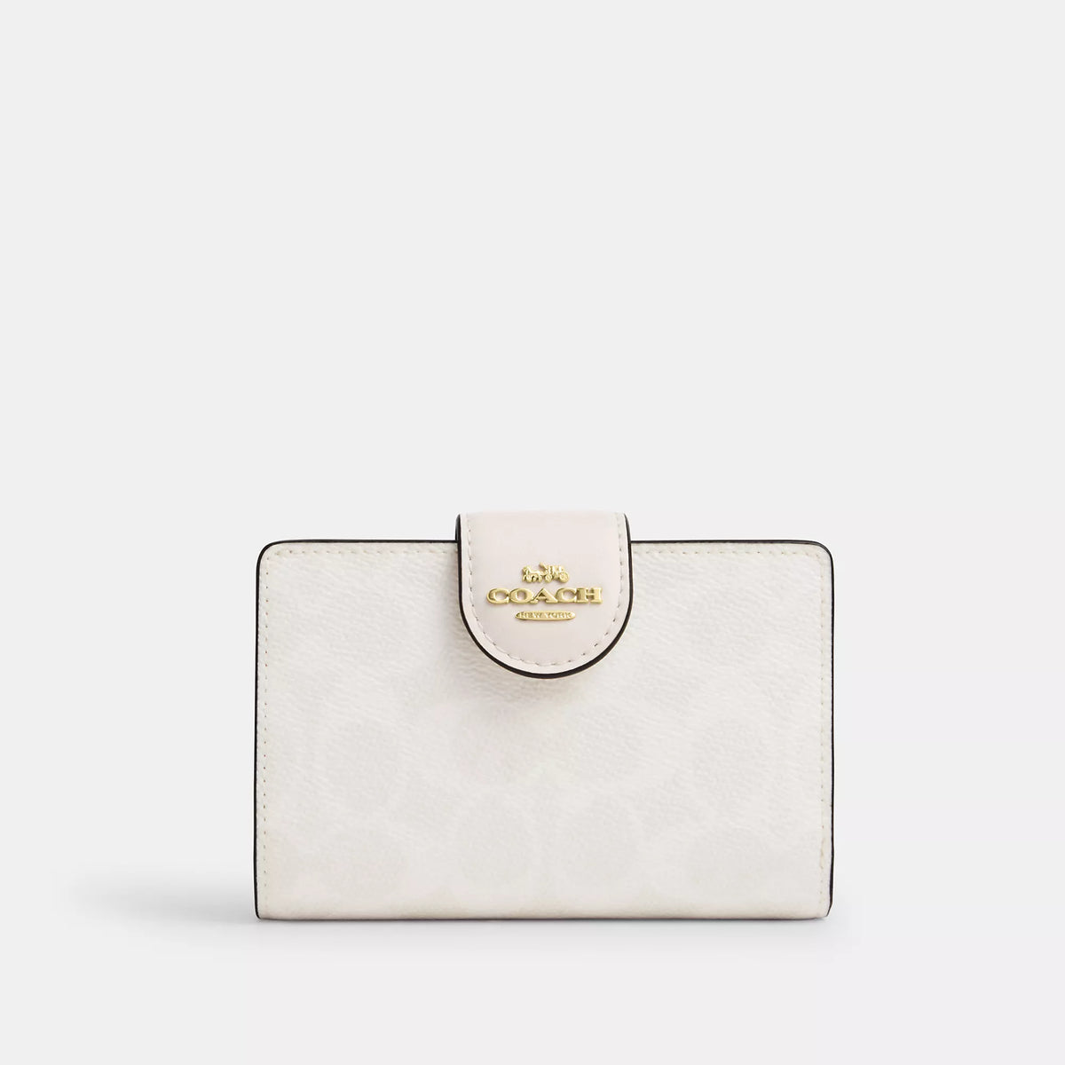 Coach Outlet Medium Corner Zip Wallet In Signature Canvas