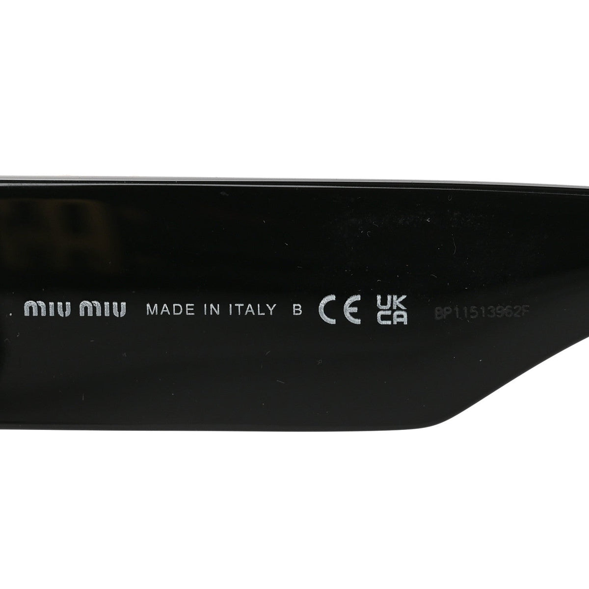 Acetate Glimpse Sunglasses SMU 10W Black