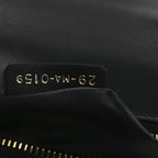 Box Calfskin 30 Montaigne Flap Bag Black