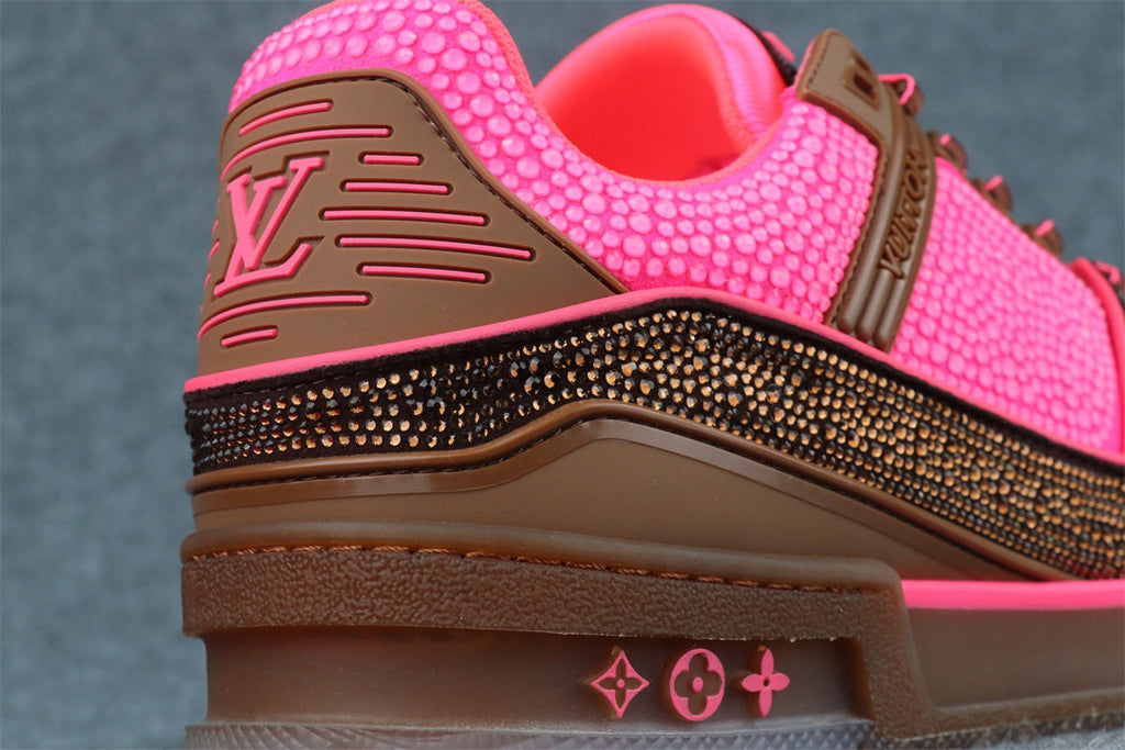 LV Trainer 'Crystal Pink Brown' (Rare Edition)