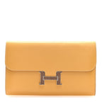 Tadelakt Lizard Constance Long Wallet Sable Cecil