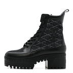 Denim Malletage Laureate Platform Desert Boots 39 Dark Blue