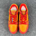 LV Trainer 'Bordeaux Red Orange'