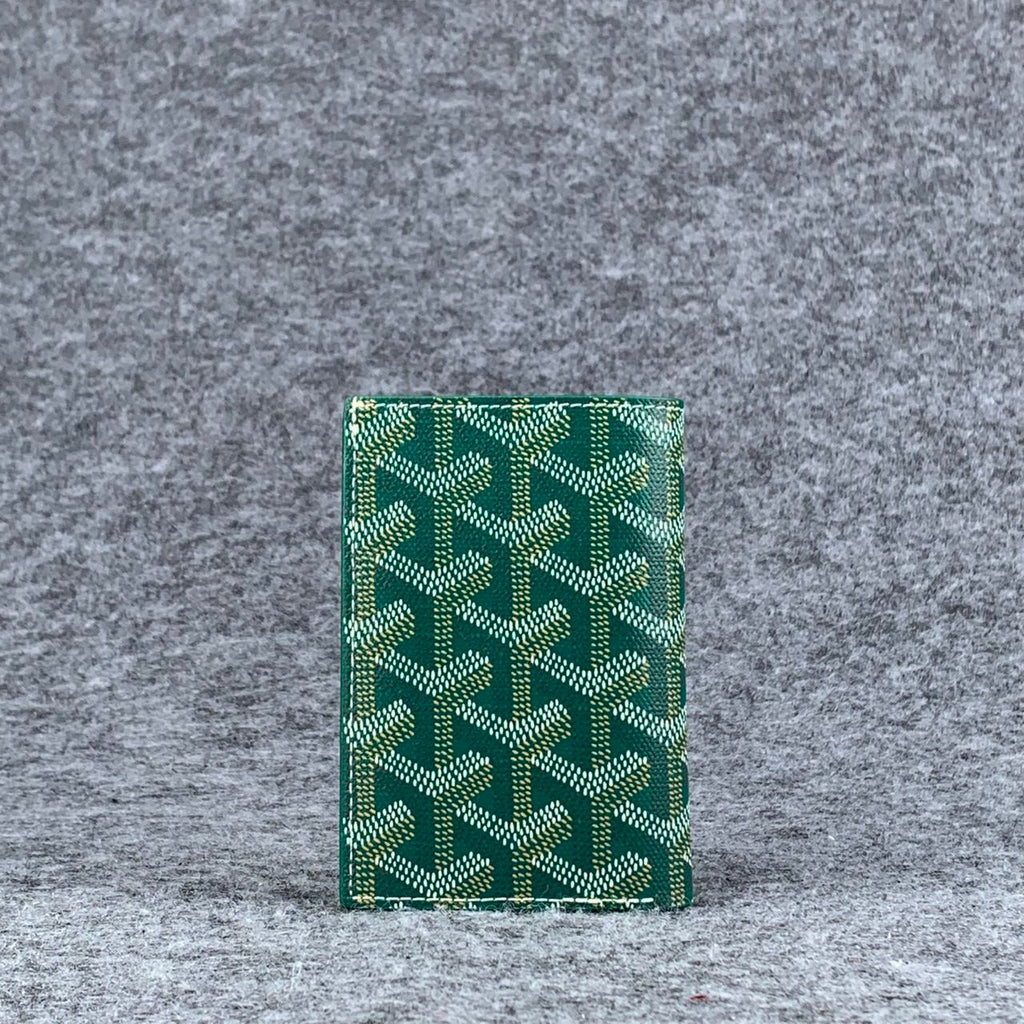 Goyard Canvas Saint Marc Card Wallet 'Green'