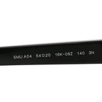 Acetate Cat Eye Sunglasses SMU A04 Black