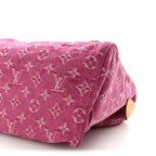 Monogram Denim Neo Speedy Fuchsia