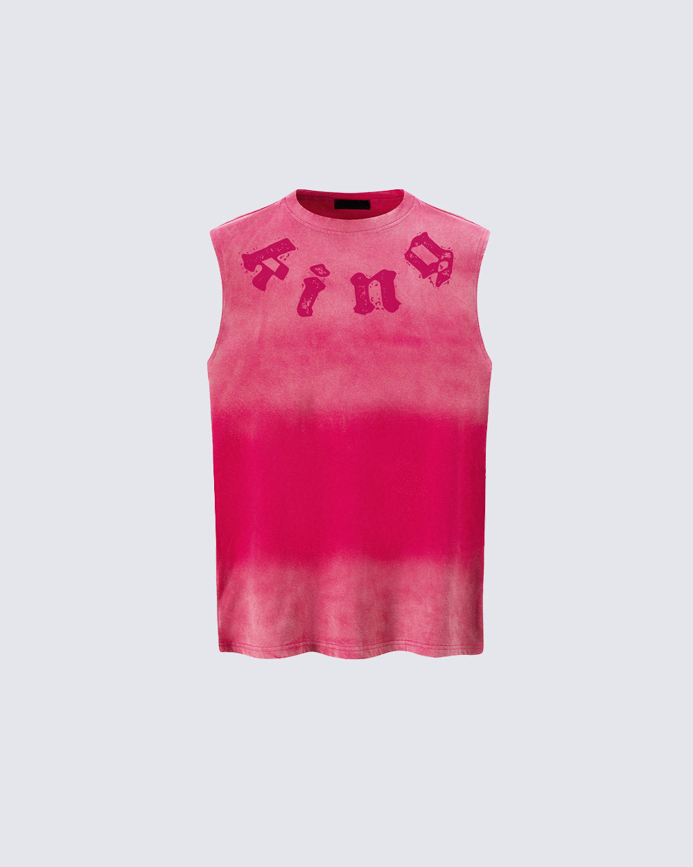 American Retro Style Minimalist Letter Print Vest