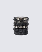 New Star Skull Braided Wristbands