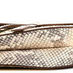 Metallic Snakeskin Saddle Bag Gold Multicolor