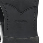 Spazzolato Penny Loafer 39 Black White