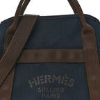 Canvas The Grooming Bag Bleu Navy Feu