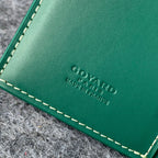 Goyard Canvas Saint Marc Card Wallet 'Green'