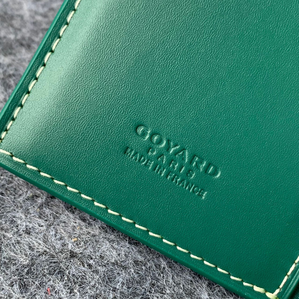 Goyard Canvas Saint Marc Card Wallet 'Green'