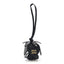 Calfskin Trick Bag Charm Black