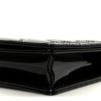 Patent Cannage Lady Dior Convertible Clutch Black