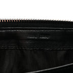 Patent Bow Flap Wallet Green Black