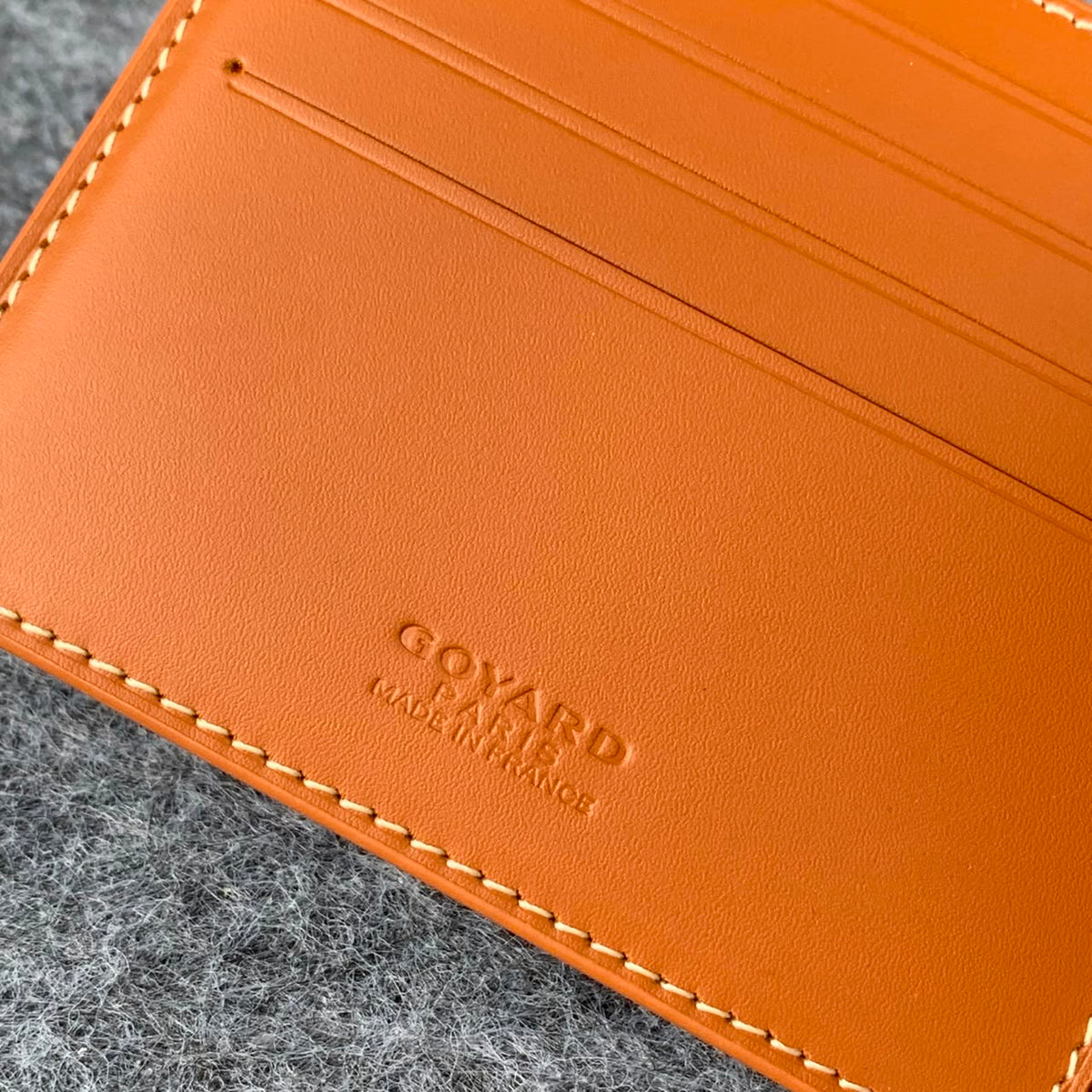 Goyard SLOT WALLET  'BLACK TAN'